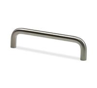 Amig - Poignée de Meuble | Acier Inoxydable 18/8 | Design Moderne et Élégant | Installation Facile | Compatible Armoires, Tiroirs, Portes | Charnière Laiton 40, Mate, Ø10 x 128 mm