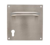 Amig - Poignée de Porte avec Serrure 3 CB85A en Inox 18/8 | Brosse Bas de Porte Adhésif | Grille Aération Bronze | Pour Fenêtre Oscillo-Battante