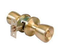 Amig - Poignée de porte - Loquet d'entrée 60/70 mm - Avec serrure intérieure - Pour portes en bois de 35 à 45 mm d'épaisseur - Système anti-carte