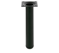 AMIG - 21757 | Pied de table 4 | Ø30 x 300 mm | Acier | Noir