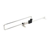 Amig - Porte-cintres Coulissant | Acier | Dimensions : 400 mm | Argent | Idéal pour Les placards ou Les dressings