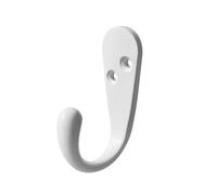 Amig - Porte-manteau mural - 38 x 46 x 19 mm - Accroche couleur Blanc - Fabriqué en Zamak. Mod. CS31