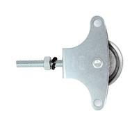 Amig - Poulie de corde à linge | Acier | Poulie métallique de 39 mm | Vis de fixation et guides inclus | Poulie de corde à linge sécurisée | Poulie de corde à linge extérieure