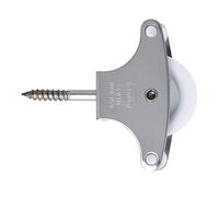 Amig/Poulie avec Rouleau en Plastique de 39 mm Mod.211/40 mm/pour étendoirs à Linge/Acier Inoxydable 18/8 / avec Bande de Serrage et Guides