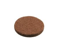Amig - Protection pour Pieds de Meubles | Mod. 80 | Ø 30 mm | Feutre adhésif | Recommandé pour Le Bois, la céramique et Le parquet | Protège Le Sol Contre Les Rayures | Feutre Marron