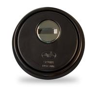 Amig - Protège-cylindre de sécurité Mod. 31 - Acier - Noir - Anneau extérieur creux - Ø65 mm - Avec plaque anti-perçage - Avec vis et support - Pour cylindre Europrofil EN1303 - Corps en acier fritté