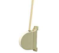 Amig - Ramasseur de Store Extérieur à Superposer Abattable - Fabriqué en PVC - Mesure : 3,5 x 17,4 x 12,5 cm. Mesure du Ruban : 14 mm (Largeur) - Résistant - Couleur : Blanc/Taches