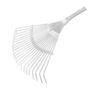 Amig - Râteau de Jardin sans Manche - Tête en Acier zingué pour ramasser Feuilles et débris sans abîmer la pelouse - 22 Dents Plates en métal - Lames réglables de 30 à 50 cm - Douille de 30 mm