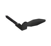 Amig - Retenue en Acier pour Volets - Empêche Fermeture par Vent - Design Rustique Élégant - Finition Noire Époxy - Dimensions 100 x 123 mm - Noir - Acier (Lot de 6)