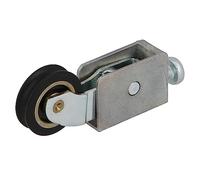 Amig - Roulement Fenêtre Coulissante | Lot de 2 unités | Taille 55 x 20 mm | Boîtier Métallique Réglable | Roulement à Billes | Conçu pour les Fenêtres Coulissantes | Zamak Zincé