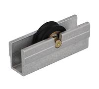 Amig - Roulement Fenêtre Coulissante | Lot de 2 unités | Taille 39 x 14 mm | Boîtier Métallique et Roulement à Billes | Conçu pour les Fenêtres Coulissantes | Aluminium
