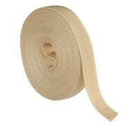 Amig - Ruban de Volet Roulant 14mm Ivoire | Installation Facile | Résistant UV et Abrasion | Pour Enrouleur, Polypropylène, Ivoire, 14mm x 6m
