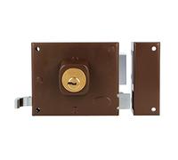 Amig - Serrure à chevauchement droit avec levier de verrouillage