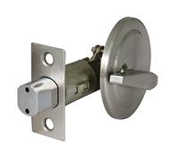 Amig - Serrure à rosace avec Condomation Interne Mod. 1750 | Ø 65 mm | Épaisseur maximale de la porte : 45 mm | Goupille de sécurité anti-scie | Acier chromé mat