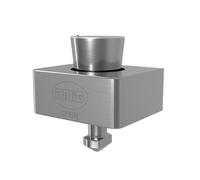 Amig - Serrure carrée pour portes roulantes | Pour portes oscillantes | Laiton massif et chromé brillant | Tige en acier inoxydable et 3 clés à points | Inclus visserie