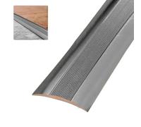 Amig - Solin de sol | Adhésif | Profilé d'assemblage pour planchers, parquets et sols en bois | Bande de transition | Couleur Argentée | Dimensions : 820 x 4 x 0,5 mm | Spécial pour les sols en bois