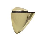 Amig - Support d’étagère pélican - Support Mural réglable pour étagères - Réglable; Robuste; Design décoratif - Ouverture maximale 40 mm - Zamak - Doré