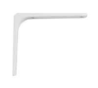 Amig - Support d'Étagère Résistant en Acier 350x250mm | Installation Facile | Pour Maisons, Bureaux et Ateliers | Organisateur Élégant, Blanc, 14"x10", Acier