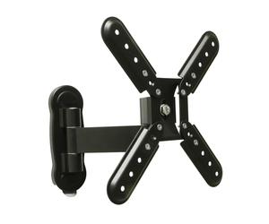 Amig - Support Mural avec Soutien-Gorge pour télévision jusqu'à 37 Pouces - Poids Maximum 30 kg | Fabriqué en Acier Noir | Convient pour écrans de télévision LED, LCD, Plasma