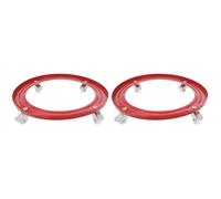 Amig - Support pour Bouteilles de Butane | Plateforme de Transport en Acier | Diamètre : Ø31 cm | avec 4 roulettes pivotantes | Charge maximale : 30 kg (Lot de 2)