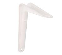 Amig - Support pour Étagère Murale - Équerre en Acier - 200x150 mm - Couleur Blanche - Résistant jusqu’à 35 Kg - Angle pour Étagères - Support pour Tablettes - Facile à Installer