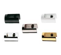 Amig - Support pour Étagère | Ouverture maximale de 10 mm | Lot de 2 Pièces | Pour Étagères et Bibliothèques sur les Murs ou dans les Armoires | Zamak Argenté