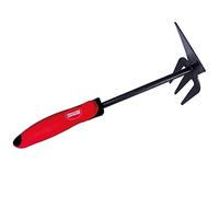 Amig - Tuile et fourche de jardinage avec poignée ABS et corps en acier pour le travail dans le jardin et la plantation à la maison | Outils de jardin rouge-noir | Mesures - 13".