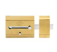 Amig - Verrou à superposer avec cylindre rond de haute sécurité et loquet Système d'ouverture anti-chocs Doré 0