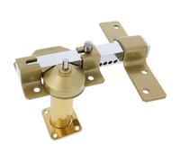 Amig - Verrou de porte avec cylindre de sécurité et verrou d'ouverture | Acier | Finition martelée | Cylindre 70 mm | Comprend 5 clés en point | 105 x 170 mm
