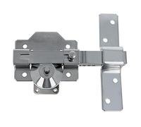 Amig - Verrou pour Porte | Avec Cylindre Rond de 50 mm | Sécurité Supplémentaire pour Portes d'Entrée ou Intérieures | Livré avec 5 Clés | Couleur Argentée | 170 x 105 mm