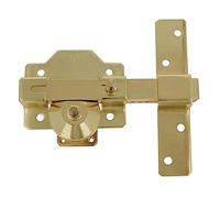 Amig - Verrou pour Porte | Avec Cylindre Rond de 50 mm | Sécurité Supplémentaire pour Portes d'Entrée ou Intérieures | Livré avec 5 Clés | Couleur Dorée | 170 x 105 mm