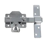 Amig - Verrou pour Porte | Avec Cylindre Rond de 50 mm | Sécurité Supplémentaire pour Portes d'Entrée ou Intérieures | Livré avec 5 Clés | Couleur Argentée | 153 x 88 mm