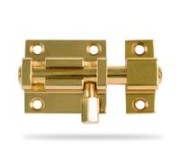 AMIG - - Verrou Porte - Modèle 700 - Laiton - 50 mm - Vis incluses - Idéal pour les portes intérieures - Finition : Polie