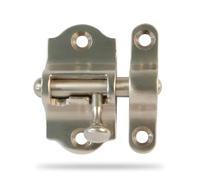 Amig - Verrou Porte - Modèle 720 - Laiton - 25 mm - Vis incluses - Idéal pour portes et fenêtres - Finition : Chrome-Matt