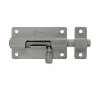 Amig - Verrou Pour Porte | Acier Inoxydable 18/8 Résistant à la Corrosion | Installation Facile | Sécurité Intérieure et Extérieure | Charnière Décoratif, Argent Métallique, 65 mm