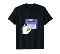 Amiga Workbench Insérez le disque Retro Computer T-Shirt