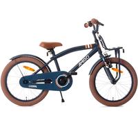 AMIGO 2Cool - Vélo pour enfant garçon - 18" - Avec frein à rétropédalage et frein en V - À partir de 5 à 7 ans - Bleu