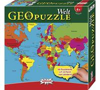 Amigo Jeu + Loisirs GEO 507 381 - GeoPuzzle - Monde, 36 Mois+