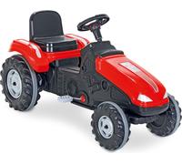 AMIGO Pilsan Mega tracteur à pédales rouge/noir