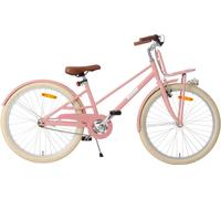 AMIGO Vélos enfants filles Urban Aluminium Frame 24 pouces 35 cm filles frein à rétropédalage couleur saumon