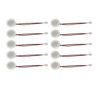 Amigocee 10 Pièces 20mm 1.7Mhz Ultrasons Brumisateur Disques en Céramique Brumisateur avec Fil et Bague D'étanchéIté Accessoires D'Humidificateur