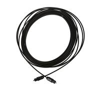Amigocee 10m/33ft numerique Optique Fibre Optique Toslink Cable Audio OD2.2mm Noir