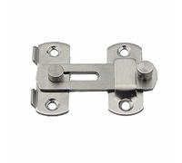 Amigocee 20x50x70mm Acier Inoxydable Maison Porte De Securite Boulon De Porte Loquet Glissiere serrure materiel