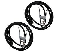 Amigocee 2X 300A Groud Le CâBle de Terre de Soudage Clip de Serrage pour MIG TIG ARC Soudeur/CâBle 10-25 Fiche Le Support de Soudure Outil D'Alimentation de la Soudure de Soudage