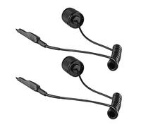 Amigocee 2X Accessoires de Couvercle de Queue de Lampe de Poche Bouton de Pression Interrupteur Tactile DeuxièMe GéNéRation Commutateur D'Extension de Commande de Ligne