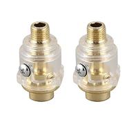 Amigocee 2X Pneumatique Huileur Graisseur Mini-Brouillard Pneumatique 6mm Graisseur 1/4 pouce Ligne Graisseur Mister Oeler