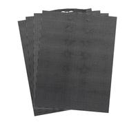 Amigocee 4 Pièces 14 Fils de Toile en Plastique Feuille 14 CT Plastique Aida pour Point de Croix, Fabrication D'Organisateur de (11x8 Pouces) Noir