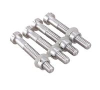 Amigocee 4 PièCes SéRies M2.5X18.5Mm Vis de Phonographe de Plateau Tournant, de Remplacement de MatéRiel Vinyle de de Stylet de Cartouche Lecteur de Disques LP