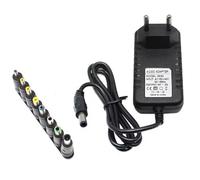 Amigocee AC 100V-240V DC 6V 2A Adaptateur d'alimentation Chargeur Adaptateur AC CC Adaptateur DC Convertisseur EU Plug avec 8pcs Connect Pild