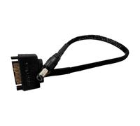 Amigocee Câble Adaptateur d'alimentation vers DC5521 Mâle vers DC 5,5 mm X 2,1 mm Adaptateur Convertisseur Câble d'alimentation Sortie 12 V